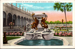Florida Sarasota Ringling Art Museum Fountain In Court - Sarasota