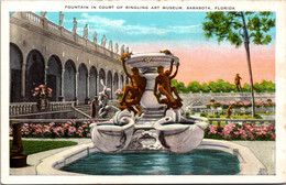 Florida Sarasota Ringling Art Museum Fountain In Court - Sarasota