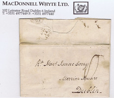 Ireland Dublin Circular Year Type 1800 Letter London To Rt Hon Isaac Gorry In Dublin With DE/14/1800 Cds Of Arrival - Préphilatélie