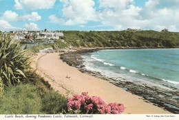 FALMOUTH - CASTLE BEACH SHOWING PENDENNIS CASTLE - Falmouth