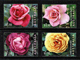 Australia 2022 Australian Bred Roses Set Of 4 MNH - Ungebraucht