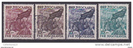 LOTE 1614 /// (C135) YOUGOSLAVIA   YVERT Nº: 621/624    CATALOG/COTE:  13€     ¡¡¡¡ LIQUIDATION !!!!! - Usati