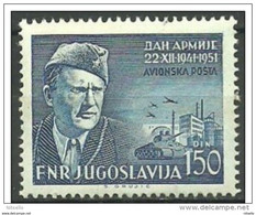 LOTE 1614  ///  ( C165)   YUGOSLAVIA  1951 YVERT Nº: AEREO 47 **MNH  CATALOG/COTE: 12,50€ - Luftpost