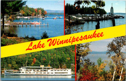 New Hampshire Lake Winnipesaukee Multi View - White Mountains