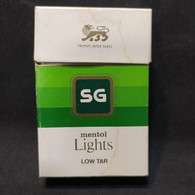 Caja Cigarrillos SG Menthol Low Tar – Origen: Brasil - Contenitori Di Tabacco (vuoti)