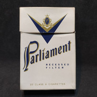 Caja Cigarrillos Parliament – Origen: Brasil - Contenitori Di Tabacco (vuoti)