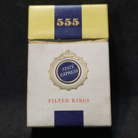 Caja Cigarrillos 555 State Express Filter Kings – Origen: Inglaterra - Contenitori Di Tabacco (vuoti)