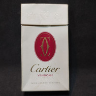 Caja Cigarrillos Cartier Vendome Slims – Origen: Francia - Contenitori Di Tabacco (vuoti)