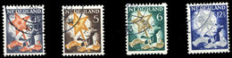 1933, Niederlande, 268-71, Gest. - Otros & Sin Clasificación