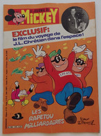 Journal De Mickey N°1576 Du 12 Septembre 1982 Excellent état. Jean-Loup Chrétien Dans L'espace, Spationaute, Astronaute - Journal De Mickey
