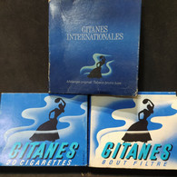 Lote 3 Cajas Distintas De Cigarrillos Gitanes – Origen: Francia - Contenitori Di Tabacco (vuoti)