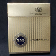Caja Cigarrillos 555 International – Origen: Inglaterra – Importada Y Vendida En Argentina - Contenitori Di Tabacco (vuoti)