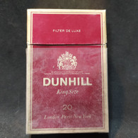 Caja Cigarrillos Dunhill King Size – Origen: Canadá - Contenitori Di Tabacco (vuoti)