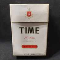 Caja Cigarrillos Time King Size – Origen: Israel - Contenitori Di Tabacco (vuoti)