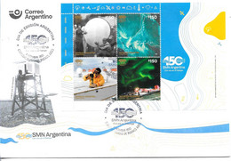 #75147 ARGENTINE,ARGENTINA 2022 ANTARCTICA MARAMBIO STATION METEOROGICAL SERVICE FDC - Andere & Zonder Classificatie