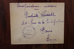 1915 6e Régiment Territorial D'Infanterie Montanceix Montrem Par Razac Sur L'Isle Cover WW1 WK1 FM - 1. Weltkrieg 1914-1918