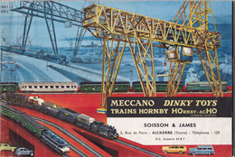 Livret Publicitaire - Catalogue - Meccano - Trains Hornby - Miniatures Dinky Toys - Années 1961/62 - Soisson Auxerre - Meccano