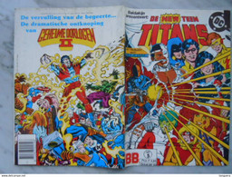 DC Comics De New Teen Titans  BB Nr 5 1988 48 Pagina's Baldakijn Rug Een Beetje Vuil - Altri & Non Classificati