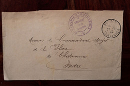 1915 Compagnie De Bucherons Vouzon Sologne Cover WW1 WK1 FM - Oorlog 1914-18