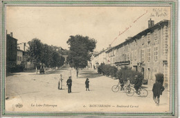 CPA - (42) MONTBRISON - Aspect De L'Hôtel De La Poste à L'angle Du Boulevard Carnot En 1915 - Montbrison