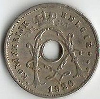 Pièce De Monnaie 5 Centimes 1920 Version Belgie - 5 Cents