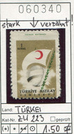 Türkei 1957 - Turkey 1957 - Turquie 1957 - Michel Zw 223 Stark Verzähnt / Decallage - ** Mnh Neuf Postfris - - Autres & Non Classés