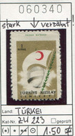 Türkei 1957 - Turkey 1957 - Turquie 1957 - Michel Zw 223 Stark Verzähnt / Decallage - ** Mnh Neuf Postfris - - Altri & Non Classificati