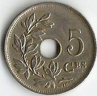 Pièce De Monnaie 5 Centimes 1925 Version Belgique - 5 Cents