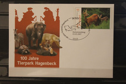 Deutschland 2007,Sonderumschlag USo 133;100 Jahre Tierpark Hagenbeck, ESST - Sobres - Usados