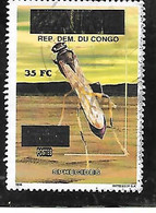 TIMBRE OBLITERE  DU ZAIRE SURCHARGE RDC EN 2000 N° MICHEL 1527 - Used