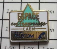 513j Pin's Pins / Beau Et Rare / FRANCE TELECOM / ESPACE ENTREPRISE CAEN Par PICHARD - Telecom De Francia