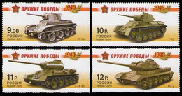 Russia  2010. Weapon Of The Victory. Tanks. MNH - Unused Stamps