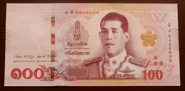 100 Baht Serie 17 Sign. 90 Rama X. Thailand 2021 UNC - Thailand