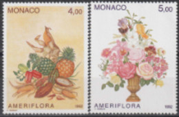 Année 1992 - N° 1830 - 1831 - Exposition "Ameriflora", à Colombus (Ohio, États-Unis) - 2 Valeurs - Neufs