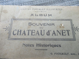 Carnet De 10 Cartes Postales Anciennes ( Complet )/ANET/Edit.Foucault , Dreux / Vers 1920-1930                CPDIV374 - Anet