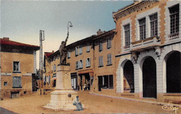 ROYBON (Isère) - La Place Saint-Romme Et La Mairie - Roybon