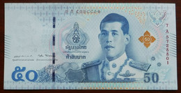 50 Baht Serie 17 Sign. 87 Typ I Rama X. Thailand 2018 UNC - Thailand
