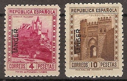 Tanger  NE 7/8 ** MNH. 1937 - Marruecos Español