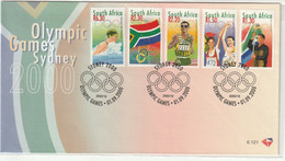 South Africa RSA - 2000 - FDC 6.121 - Sydney Olympic Games - Brieven En Documenten