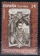 2021-ED. 5529 - Personajes. Pedro Fernández De Castro Andrade Y Portugal, VII Conde De Lemos.- USADO - Used Stamps