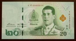 20 Baht Serie 17 Sign. 89 Rama X. Thailand 2021 UNC - Thailand