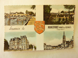 MONTFORT - Pont De Gennes - Multi Vues - Montfort Le Gesnois