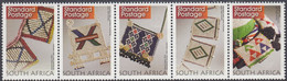 South Africa 2010 - Definitive Stamps: Crafts - Strip Of 5 Standard Postage - Mi 2001-2005 ** MNH - Ungebraucht