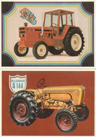 Lot De 4 Cartes Postales De Tracteurs - Tracteurs