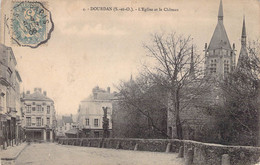 CPA - 91 - DOURDAN - L'Eglise Et Le Château - - Dourdan