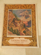 TOURING TOPICS OCTOBRE 1928 GRAND CANYON - 1900-1949