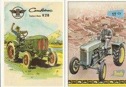 Lot De 4 Cartes Postales De Tracteurs - Tracteurs