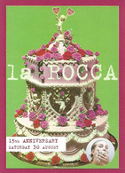 Buggenhout La Rocca Kasteelstraat 223A 15th Anniversary 2scans Gâteau Anges Roses Coeur - Buggenhout