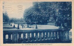 CPA - 92 - GARCHES - Jardin De La Mairie - Promeneurs - Edition Lastegaray - Garches