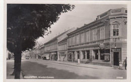 B8658) AMSTETTEN - Niederdonau - Straße Mit Altem BUS U. CAFE ZENTRAL - Alt !! 1941 - Amstetten
